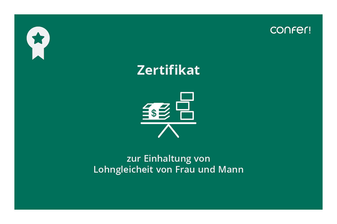 Zertifikat für die Lohngleichheitsanalyse (Anerkannte LOGIB Alternative)