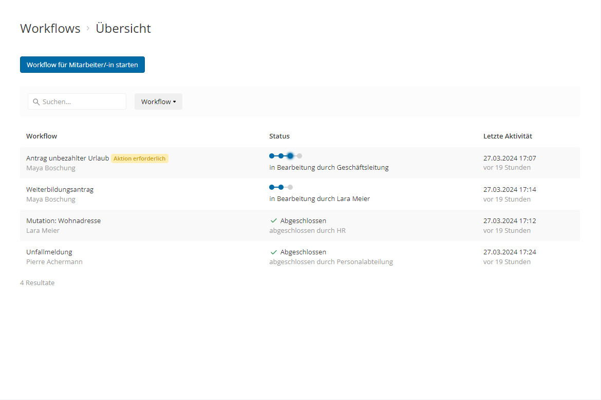 Beliebige HR-Prozesse digitalisieren mit der HR-Software NEXT