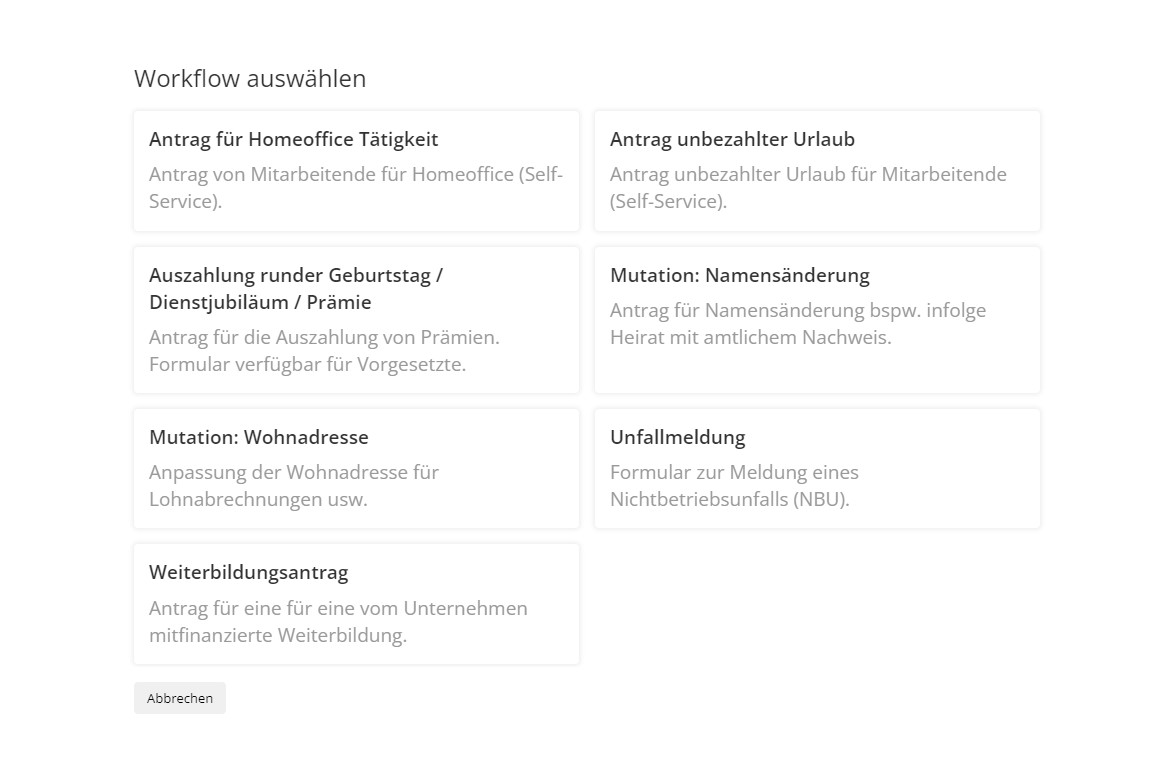 Digitale HR-Workflows mit Employee Self-Service (HR-Software)